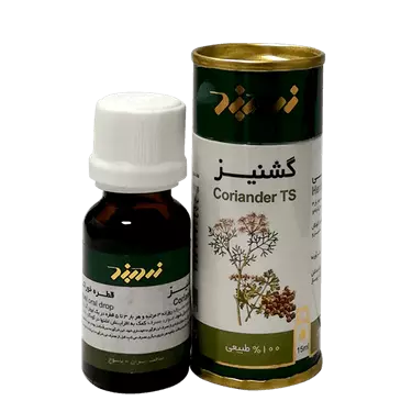 قطره خوراکی گشنیز 15 میلی لیتر زردبند